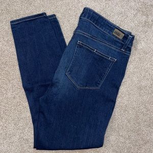 Paige Hoxton Ankle Dark Wash Jeans